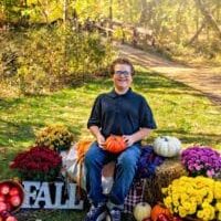 matt and flowers
