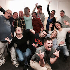 Group of Fantastic Friends Participants at Second City Improv Class