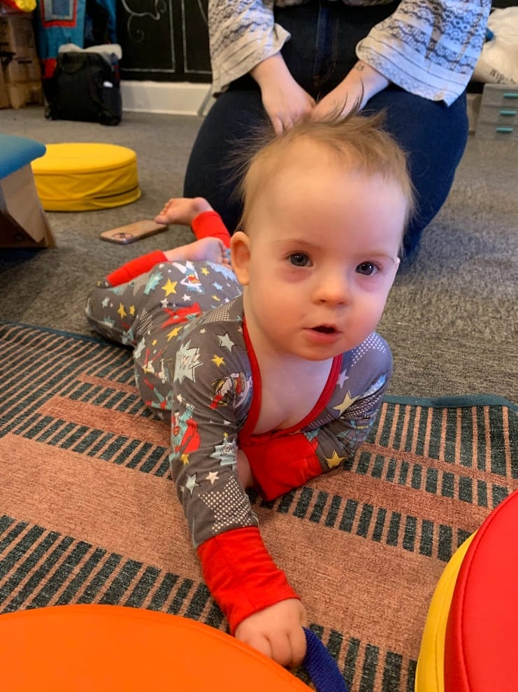 Mason tummy time