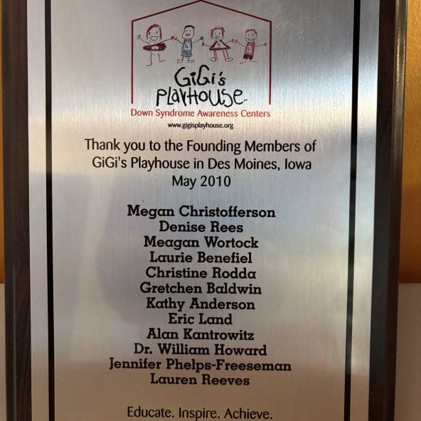 Founders Plaque