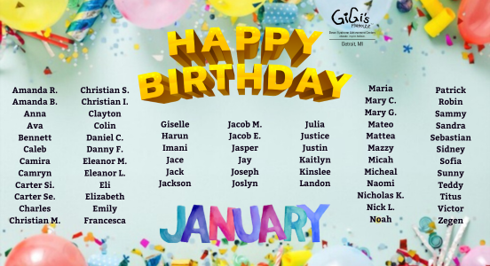 January Birthdays