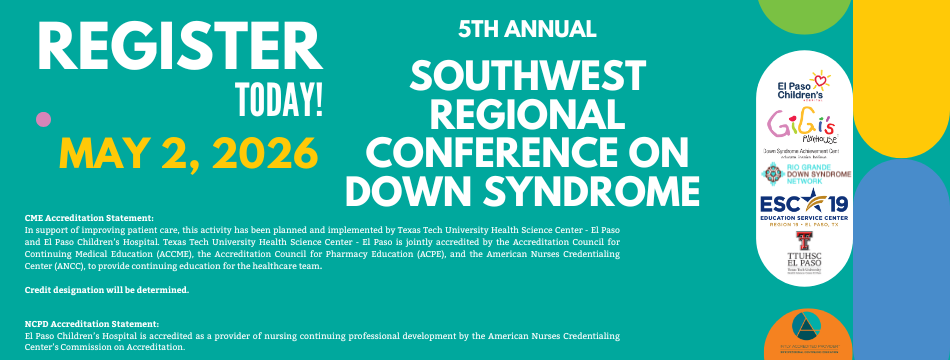 NEW- Header West Texas Down Syndrome Health Conference Save the Date (950 × 360 px) (3)
