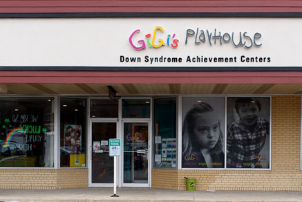 *Grace & Luke are pictured on the front windows of the Playhouse!  