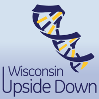 wisconsin upside down logo