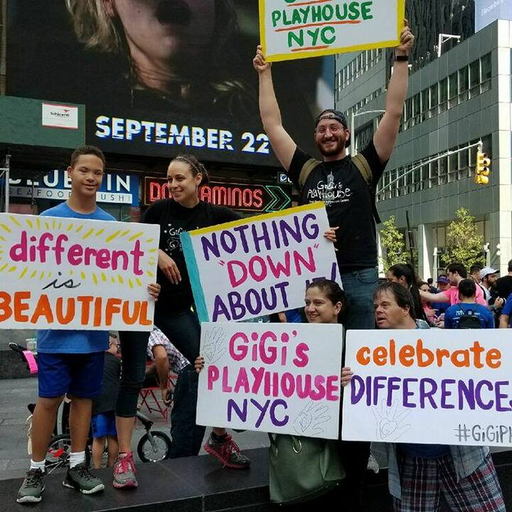 Signs at Buddy Walk