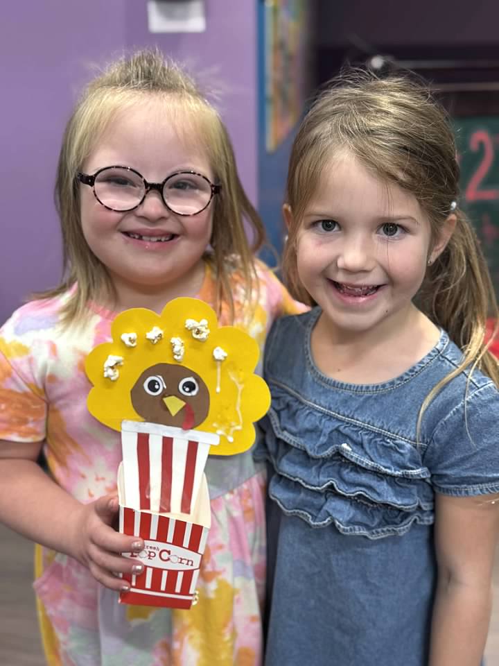 Sisters, Malou and Liv. Siblings are always an important part of GiGi's Playhouse programs.
