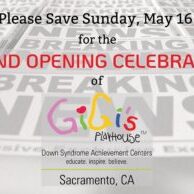 Save the Date for the Grand Opening Celebration, May 16