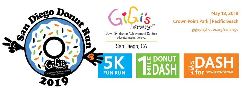 San Diego Donut Run Down Syndrome GiGi's Playhouse 