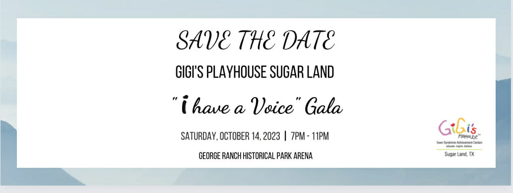 Save the date Gala 2023