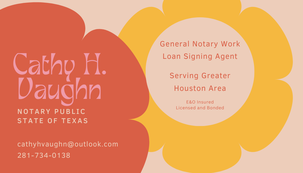 Cathy H. Vaughn Notary Service