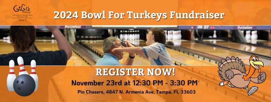2024 Bowl for Turkeys Fundraiser Event Graphic 950 x 360 pixels