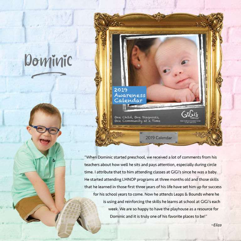 GiGi's Playhouse Acceptance Calendar GiGis Playhouse Down Syndrome