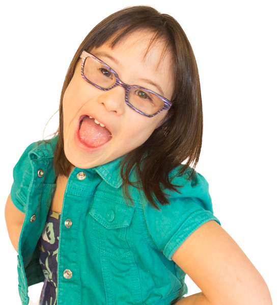 girl with down syndrome