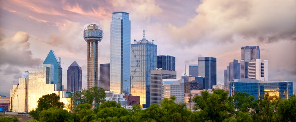 photo of dallas skyline
