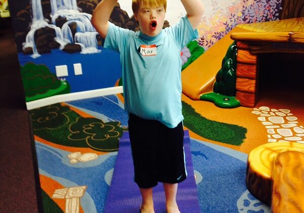 Max in Big Foot Pose