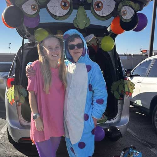 kids dressed up in costumes